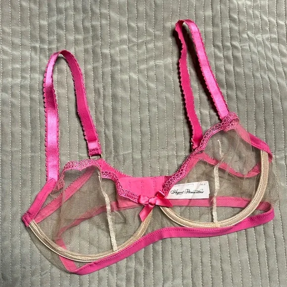 Agent provocateur Kay pink nude 32dd bra - Picture 3 of 8